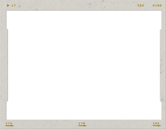 a vintage film photo frame that encapsulates the previous media