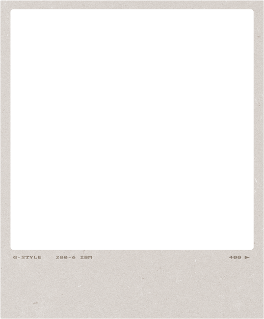 a vintage film photo frame that encapsulates the previous media