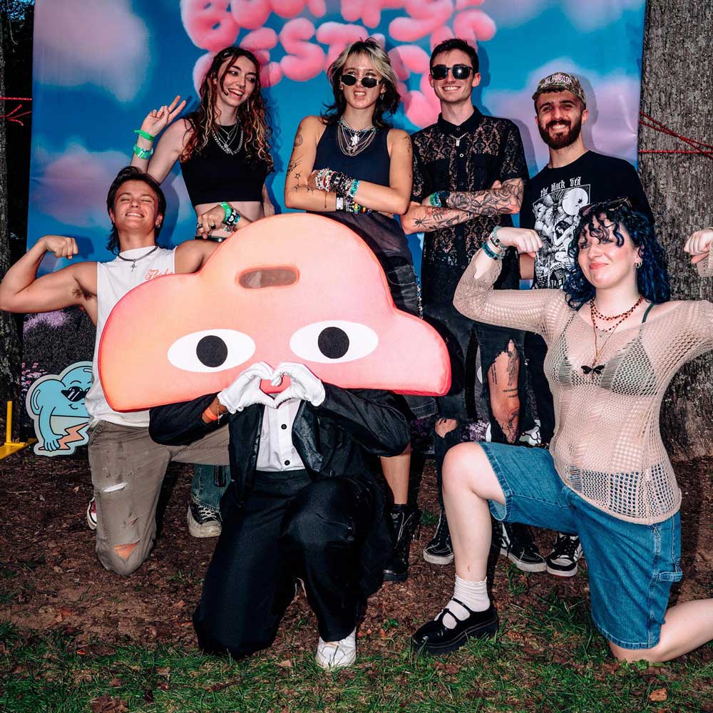 Besties having fun at All Things Go Music Festival